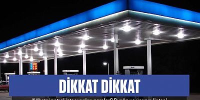 İnegöl'de nöbetçi akaryakıt istasyonları belli oldu