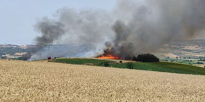 İnegöl'de o bölge alev alev 