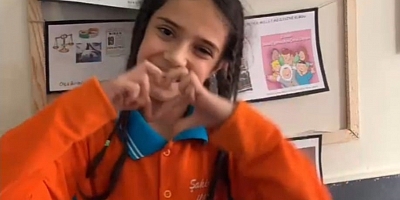 İnegöl'de öğrencilerden anlamlı 24 Kasım kutlaması