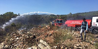 İNEGÖL'DE ORMAN YANGINI