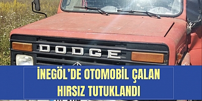 İnegöl’de otomobil çalan hırsız tutuklandı