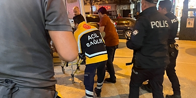 İnegöl'de Otomobil ile Motosiklet Çarpışması Korkuttu: 1 Yaralı