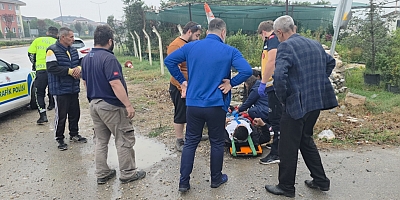 İNEGÖL’DE OTOMOBİL İLE MOTOSİKLET ÇARPIŞTI: 1 AĞIR YARALI