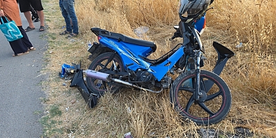 İnegöl’de otomobil ile motosiklet çarpıştı: 1 yaralı