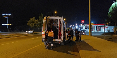 İnegöl’de Otomobil ile Motosiklet Çarpıştı 1 Yaralı 