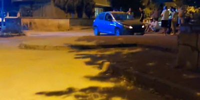 İNEGÖL’DE OTOMOBİL İLE MOTOSİKLET ÇARPIŞTI: 1 YARALI