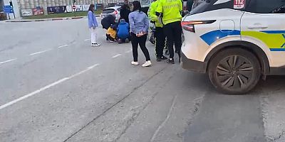 İNEGÖL’DE OTOMOBİL İLE MOTOSİKLET ÇARPIŞTI: 1 YARALI