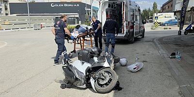 İnegöl’de Otomobil ile Motosiklet Çarpıştı: 2 Yaralı