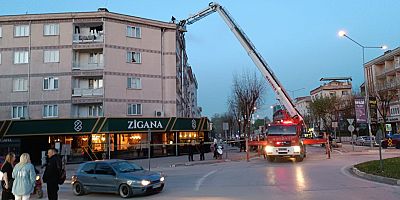 İnegöl'de panik anları 