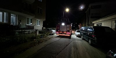İNEGÖL’DE PİDECİNİN BACASI ALEV ALDI