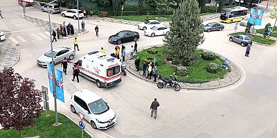 İnegöl'de polis ölümden döndü 