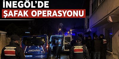 İnegöl’de Şafak Operasyonu: Çok Sayıda Gözaltı