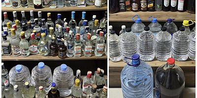 İnegöl’de Sahte İçki Operasyonu: 436 Litre Ele Geçirildi