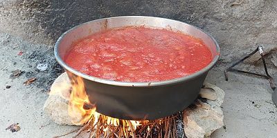 İnegöl'de salça sezonu açıldı