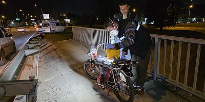 İnegöl’de Şase Numarasız Motosiklet Yakalandı: 88 Bin 500 TL Ceza