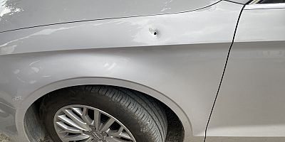 İnegöl’de seyir halinde yorgun mermi isabet etti 