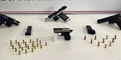 İnegöl’de Silah Operasyonu: 4 Tabanca Ele Geçirildi