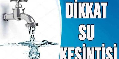 İnegöl’de su kesintisi yapılacak 
