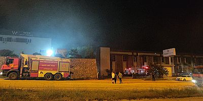 İnegöl’de Sunta Fabrikasında Yangın Paniği