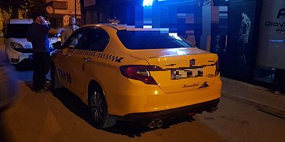 İnegöl’de Taksiciye Para vermeyince Polisten Yardım istedi