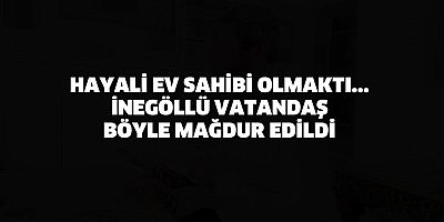 İnegöl’de tasarruf finansman şirketi vatandaşı mağdur etti