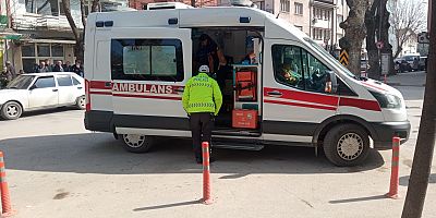 İnegöl’de Tek Taraflı Motosiklet Kazası: 1 Yaralı