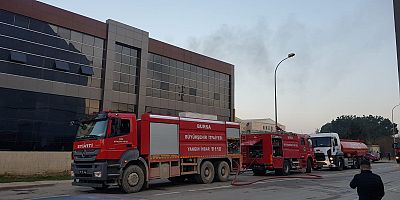 İnegöl’de tekstil fabrikasında çıkan yangın söndürüldü