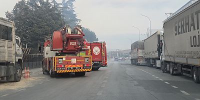 İNEGÖL’DE TEKSTİL FABRİKASINDA YANGIN PANİĞİ