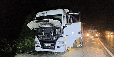 İnegöl’de Tır Yangını Paniği: Facia Son Anda Önledi
