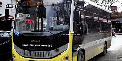 İNEGÖL'DE TOPLU ULAŞIMA ZAM!
