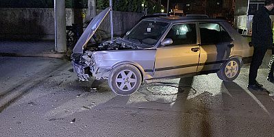 İnegöl’de trafik kazası: 1 yaralı