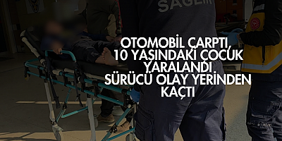 İnegöl’de Trafik Kazası: Otomobil Çarptı, 10 Yaşındaki Çocuk Yaralandı
