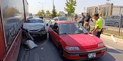 İnegöl’de trafik kazası sonucu 2 kişi yaralandı