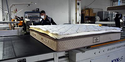 İnegöl’de üretilen yataklar 72 ülkeye ihraç ediliyor