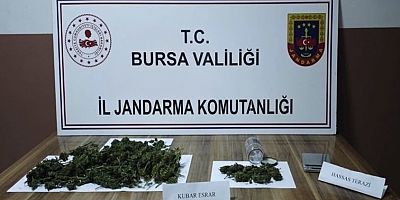 İnegöl’de uyuşturucu operasyonu: 1 kilo 71 gram esrar ele geçirildi