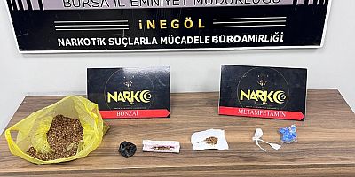 İnegöl’de uyuşturucu operasyonu