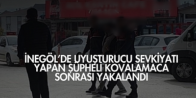İnegöl’de Uyuşturucu Sevkiyatı Yapan Şüpheli Kovalamaca Sonrası Yakalandı