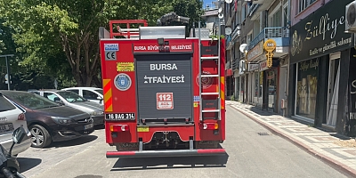 İnegöl'de vatandaşları tedirgin eden yangın 