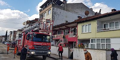 İnegöl'de yangın korkuttu