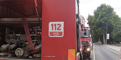 İNEGÖL'DE YANGIN PANİĞİ 