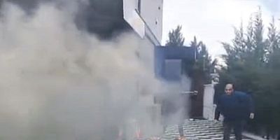 İnegöl’de yazlık evde çıkan yangın paniğe neden oldu