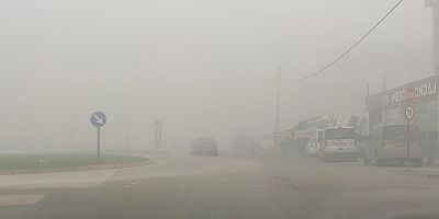 İnegöl'de yoğun sis 