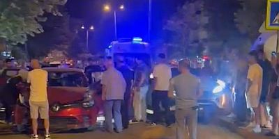 İnegöl’de  zincirleme kaza: 4 yaralı