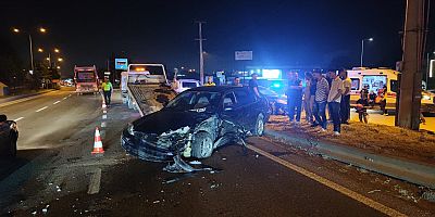 İnegöl’de Zincirleme Kaza: Tır ve İki Otomobil Çarpıştı