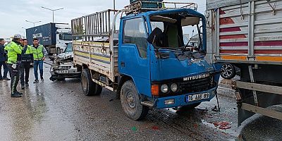 İnegöl’de zincirleme kaza