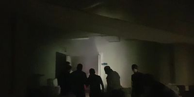 İnegöl Devlet Hastanesinde yangın