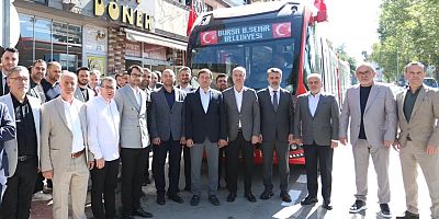iNEGÖL’E METROBÜS GELDİ