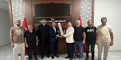 İnegöl Gazeteciler Derneği’nden Kaymakam Akpay’a Hayırlı Olsun Ziyareti