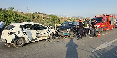 İnegöl Hamzabey Köprüsü’nde Kaza: 1’i Çocuk 4 Yaralı