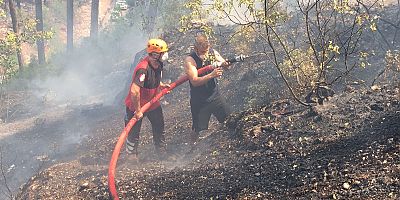 İNEGÖL İHH YANGIN BÖLGESİNDE